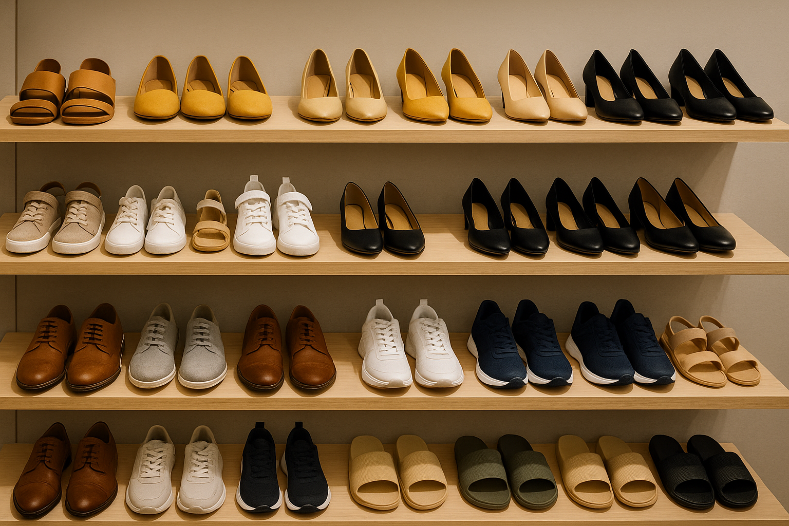 أحذية متنوعة