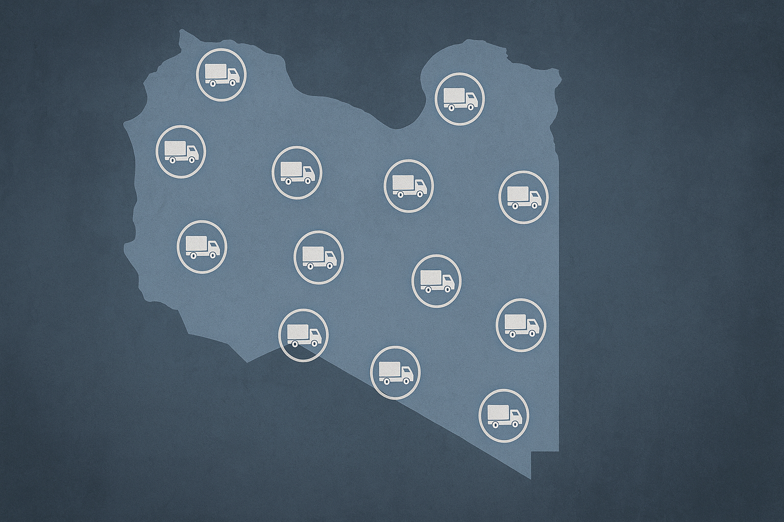 توزيع داخل ليبيا